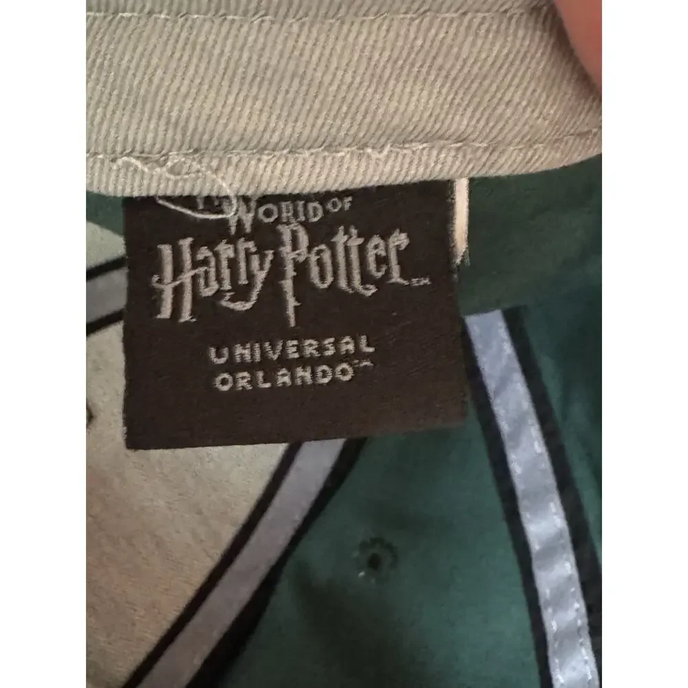 Harry Potter Universal Studios Slytherin House Embroidered Baseball Cap